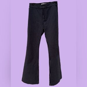 🍒 DEREK LAM (10 Crosby) - navy/white stripe high waisted trousers
